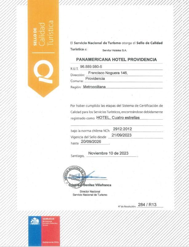 Panamericana Hotel Providencia Сантяго Екстериор снимка